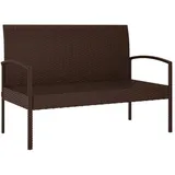 vidaXL Gartenbank 100 x 105 x 74 cm Braun