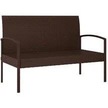 vidaXL Gartenbank 100 x 105 x 74 cm Braun