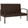 vidaXL Gartenbank 100 x 105 x 74 cm Braun