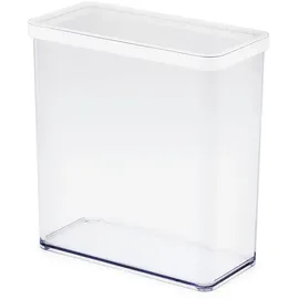 Rotho Frischhaltedose rechteckig transparent/weiß 20,0 x 10,0 x 21,4 cm 3,2 l
