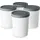 Klarstein Eisbehälter 4x 180ml Weiß