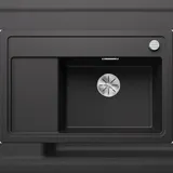 Blanco Zenar XL 6 S rechts Einbau von Oben anthrazit Drehknopfventil 780 x 510 mm