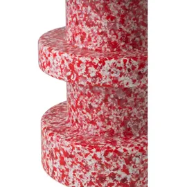 Normann Copenhagen Hocker Bit Stack Kunststoff 42 x 42 x 42 cm Rot