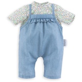 Corolle 9000141200 - Mon Grand Poupon Latzhose, Bluse, für alle 36cm Babypuppen, ab 2 Jahren