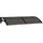 vidaXL Türvordach 150 x 75 cm schwarz