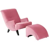 58 aufm Kessel Sessel 58aufmkessel Polyester 101 x 80 x 71 cm Pink/Schwarz