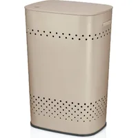 Kela Sitz-Wäschebox Malaga Metall beige 39,5x29,5x57,5cm