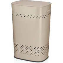 Kela Sitz-Wäschebox Malaga Metall beige 39,5x29,5x57,5cm