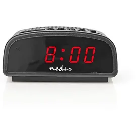 Nedis Digitaler Wecker schwarz