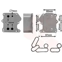 Van Wezel Ölkühler, Motoröl BK2Q6B624BB,BK2Q6B624CB,BK2Q6B624CC,9808866680,1372321