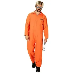 Overall "Häftling" für Herren, orange