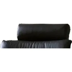 Kopfstütze PLACES OF STYLE "Luna", schwarz, B:55cm H:20cm, Leder, Polsterauflagen, hochwertige Verarbeitung