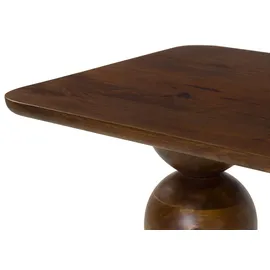 MASSIVMOEBEL24.DE Couchtisch Mango Dunkelbraun Holz 100 x 60 x 45 cm