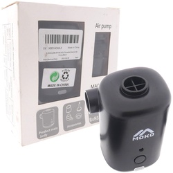 MoKo tragbare Mini-Luftpumpe elektrisch Luftmatratze Luftbett Schlauchboot Po...