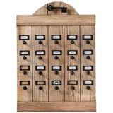 Faktorei Schlüsselbrett recyceltes Holz, 50x70 cm