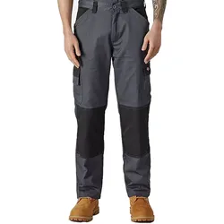 Dickies Herren Arbeits-Hose mit zahlreichen Taschen Arbeitskleidung Work-Wear 26162500 Grau/Schwarz - 40