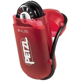 Petzl E + Lite Rot/Schwarz