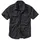 Brandit Textil Vintage Kurzarmhemd Black M
