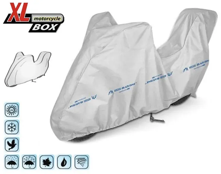 Abdeckplane Kegel 5-4177-248-3020 für Motorrad mit Gepäckträger XL