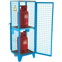 Bauer Südlohn Gasflaschen-Depot GFD-R 2, lackiert, Lichtblau
