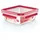 Emsa Clip&Close Glass Frischhaltedose 0,8 L Rot