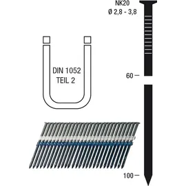 Revotool Nagelstreifen NK20 2,8 x 70 mm