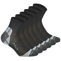 Fila Quarter Multisport Socken 6er Pack Schwarz 39-42