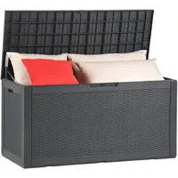 380L Auflagenbox Kissenbox Gartenbox Aufbewahrungsbox Outdoor Wasserdicht