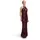 Vera Mont Abendkleid Glitzer-Look Rot 42