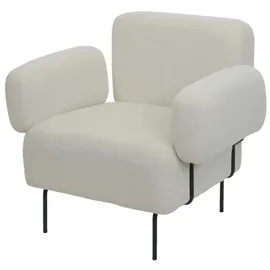 MCW Cocktailsessel MCW-L83 Stoff/Textil  ~ 70 x 80 x 80 cm Weiß