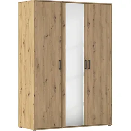 Rauch Drehtürenschrank VOYAGER 140 x 194 x 53 cm Braun