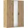 Rauch Drehtürenschrank VOYAGER 140 x 194 x 53 cm Braun
