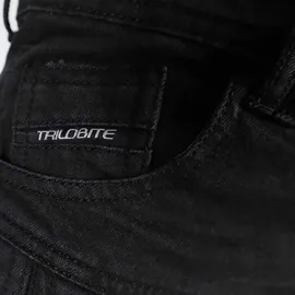 Trilobite Parado Doublelayer Motorrad Jeans, schwarz, 32/30