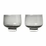 BLOMUS 63918 Gläser - Trinkgläser - Saftgläser - Wassergläser - Flow Smoke - 2 er Set