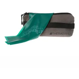 Thera-Band Fitnessband 2,5 m in Reißverschlusstasche, Grün, Stark