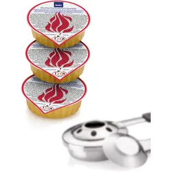 KELA Brennpaste 3er-Set MAGMA für Fondue 3 x 80 g