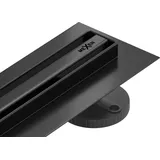 Mexen Flat 360° Slim linearer Duschablauf 90 cm, Schwarz - 1741090