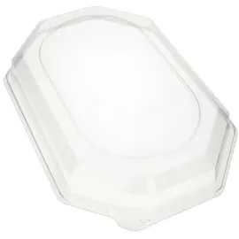 Papstar Starpak 10 Deckel für Servierplatten, PET 6,3 cm x 45 cm x 31,5 cm transparent