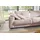 KAWOLA Ecksofa Madeline Cord Recamiere rechts rosa