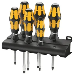 Wera Werk Schraubendrehersatz 6tlg.Schlitz-/Kreuz 018282