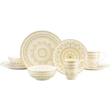 CreaTable Mandala Kombiservice 8-tlg. weiß