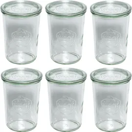 Weck Sturzglas 850ml 6er Pack