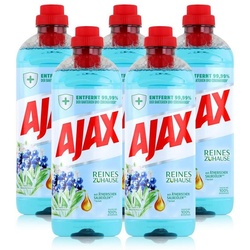 AJAX Ajax Allzweckreiniger Reines Zuhause Salbei & Holunderblüten 1L (5er P Allzweckreiniger