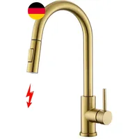 Tohlar Niederdruck Armatur Küche Gold, Niederdruck Wasserhahn Küche Mit Ausziehb