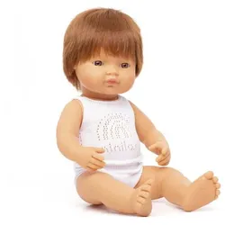 miniland dolls Babypuppe europäischer Junge, rothaarig