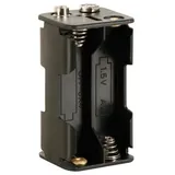 VELLEMAN BH343B Batteriehalter Für 4 X Aa-batterien (mit Druckknopfanschlüssen)