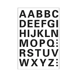 HERMA Letters 15mm A-Z weatherproof film black 1 sheet