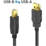 PureLink USB-A auf USB-B 5 m Schwarz