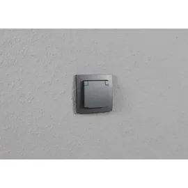 McPower Schuko-Steckdose 2er-Pack IP44 Anthrazit