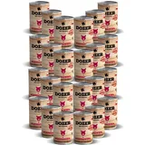 30 x 800g Hundefutter Dozer Schwein Premium Nassfutter Schweinefleisch Dose